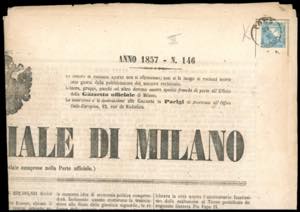 COMO, CO punti 13 - 3 cent. azzurro chiaro, ... 