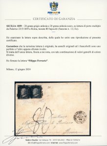 1859 - 20 grana, un esemplare ... 