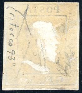 1859 - 50 grana lacca bruno, ... 