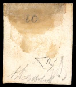 1858 - 1/2 grano giallo ocra, ... 