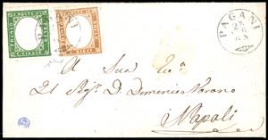 PAGANI punti 9 - 5 cent. e 10 cent., tinte ... 