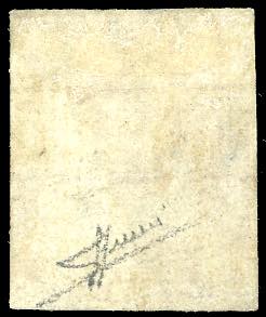 1851 - 1 soldo ocra su grigio (2), ... 