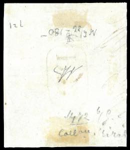 1851 - 1 quattrino nero su ... 