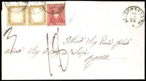 1862 - 40 cent. carminio (22), ottimo stato, ... 