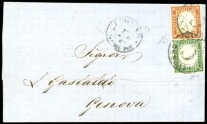 1863 - LIVORNO VIA DI MARE C - 5 cent. e 10 ... 