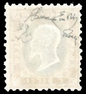 1862 - 10 cent. bistro giallastro ... 