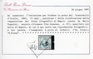 FALSI PER POSTA DELLEPOCA 1863 ... 