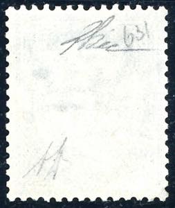 1863 - 5 cent. grigio verde, De La ... 