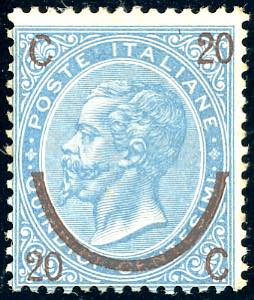 1865 - 20 cent. su 15 cent. Ferro di ... 