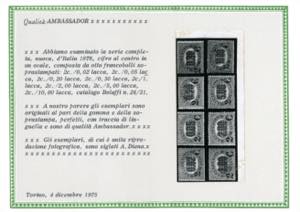 1878 - Servizio Soprastampati, ... 