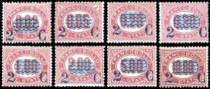 1878 - Servizio soprastampati, ... 