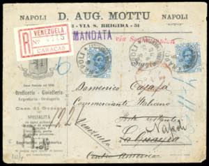 1899 - 25 cent. azzurro (62), due esemplari, ... 