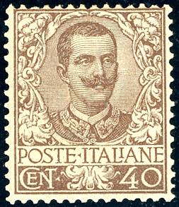 1901 - 40 cent. Floreale (74), buona ... 