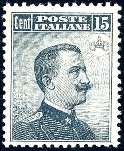 1909 - 15 cent. Michetti, II tipo (86), ben ... 
