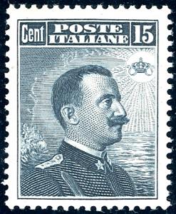 1911 - 15 cent. Michetti, III tipo (96), ... 