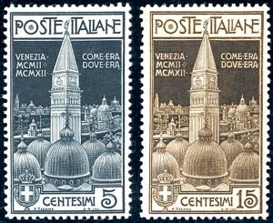 1912 - Campanile di San Marco, serie ... 