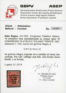 1922 - Soprastampati Congresso ... 