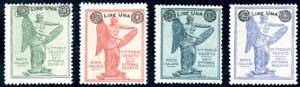 1924 - Vittoria soprastampati, serie ... 