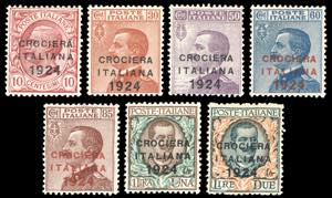 1924 - Crociera Italiana soprastampati, ... 