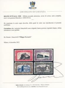 1928 - Milizia, II emissione, ... 