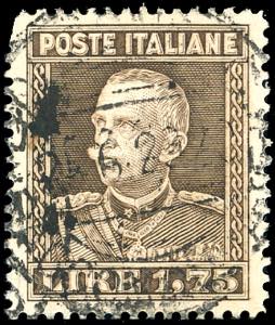 1929 - 1,75 lire bruno Vittorio Emanuele ... 