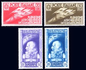 1935 - Salone aeronautico, serie completa ... 