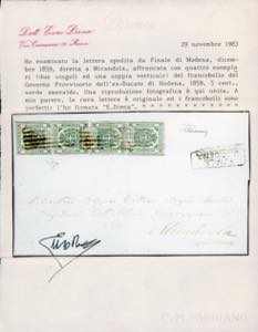 1859 - 5 cent. verde smeraldo ... 