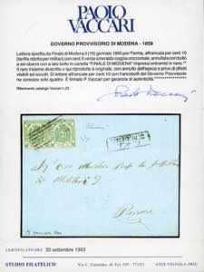 1860 - 5 cent. verde smeraldo ... 