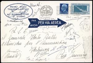 1930 - 7,70 lire Crociera Balbo (25), ... 