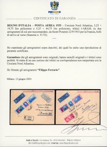 1933 - Trittici I-ARAM (51/52), ... 