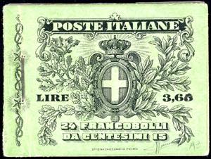 1906 - 15 cent. Michetti, dent. 12, libretto ... 