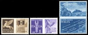 1942 - Non emessi, serie completa (12A/12C), ... 