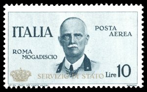 1934 - 10 lire Coroncina (2), gomma ... 