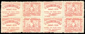 1926 - 50 cent. rosso, Assicurazioni ... 