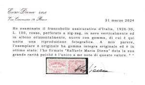1926/30 - 100 lire rosso ... 