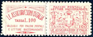 1926/30 - 100 lire rosso Assicurazioni ... 