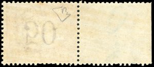 1870 - 50 cent. ocra e carminio, ... 