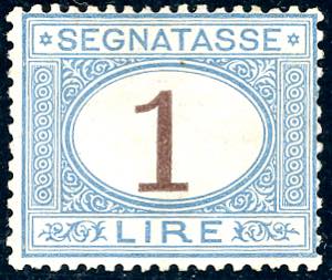 1870 - 1 lira azzurro chiaro e bruno (11), ... 