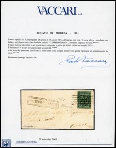 CAMPORGIANO, 6 sbarre + cartella ... 