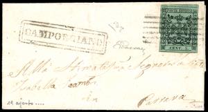 CAMPORGIANO, 6 sbarre + cartella neri punti ... 