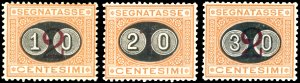 1890/91 - Mascherine, serie completa ... 