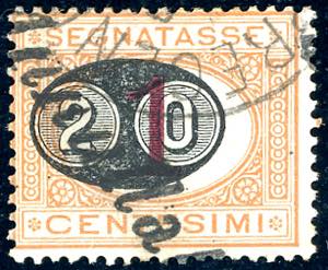 1890 - 20 cent. su 1 cent. Mascherine, ... 