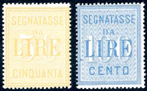 1903 - 50 e 100 lire, serie completa ... 