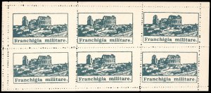 1943 - Franchigia, verde azzurro Anfiteatro ... 