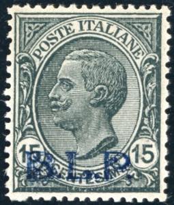 1922/23 - 15 cent. soprastampa BLP del II ... 