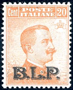 1922/23 - 20 cent. soprastampa BLP del II ... 