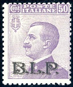 1922/23 - 50 cent. soprastampa BLP del II ... 