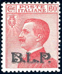 1922/23 - 60 cent. soprastampa BLP del II ... 