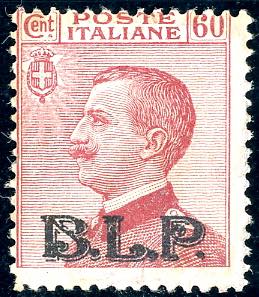 1922/23 - 60 cent. soprastampa BLP del II ... 