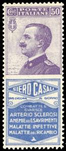 1924 - 50 cent. Siero Casali (15), ottima ... 